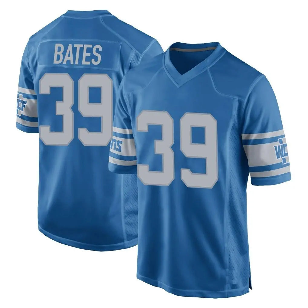 D.Lions #39 Jake Bates Player Blue Vapor Untouchable Throwback Game Cooneas Stitched Jerseys