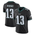 P.Eagles #13 Dontayvion Wicks Player Black Limited Vapor Untouchable Home Game Cooneas Stitched Jerseys