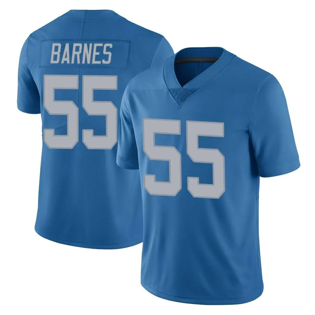 D.Lions #55 Derrick Barnes Player Blue Limited Throwback Vapor Untouchable Cooneas Stitched Jerseys
