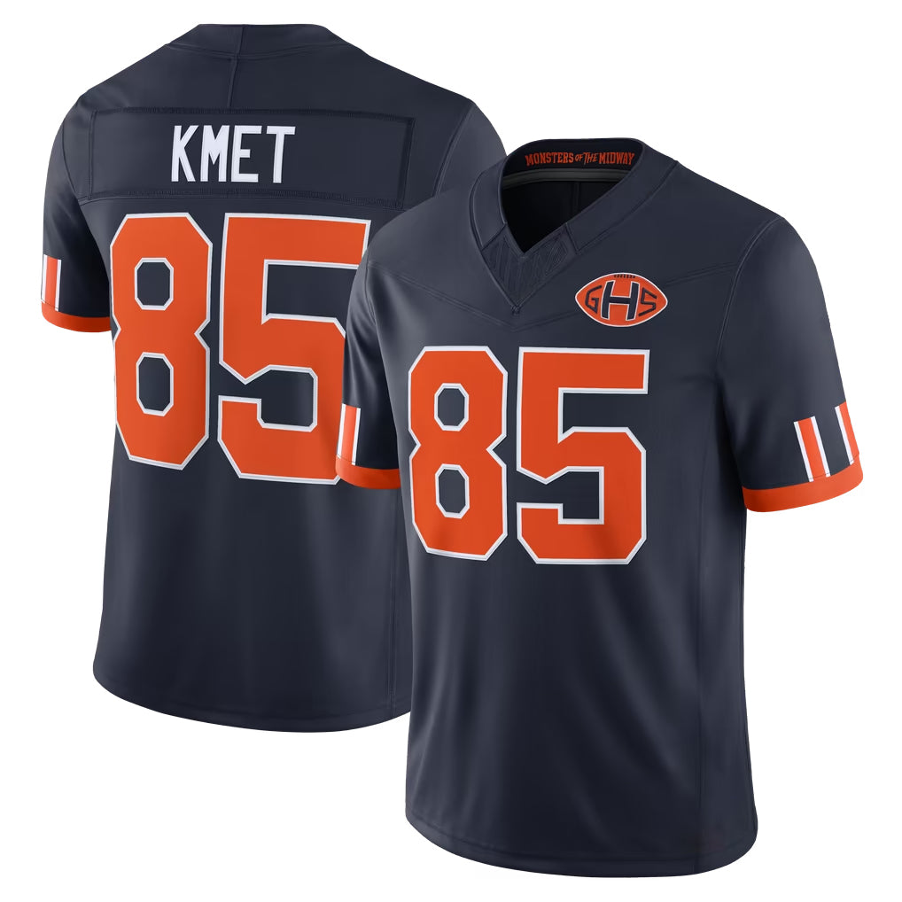 C.Bears #85 Cole Kmet Player Navy Limited 2026 Rivalries Collection Home Game Cooneas Stitched Jerseys