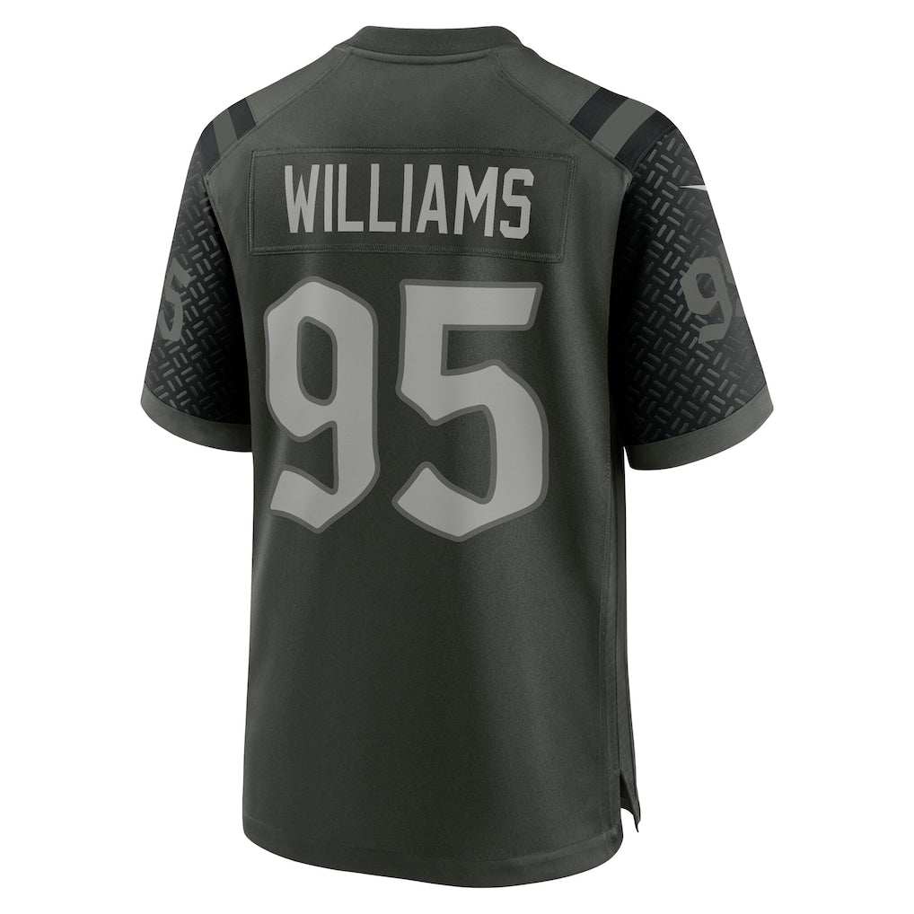 Cooneas NY.Jets #95 Quinnen Williams Gotham Green 2025 Rivalries Collection Game Jersey
