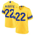 LA.Rams #22 Trent McDuffie Player Gold Classic Sol Home Game Cooneas Stitched Jerseys