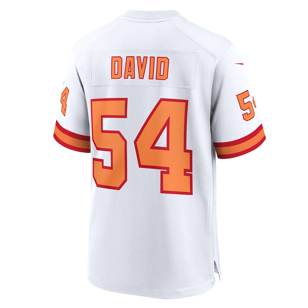 Cooneas TB.Buccaneers #54 Lavonte David White 50th Season Game Jersey