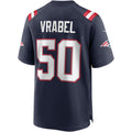 Cooneas NE.Patriots #50 Mike Vrabel Navy Game Retired Player Jersey