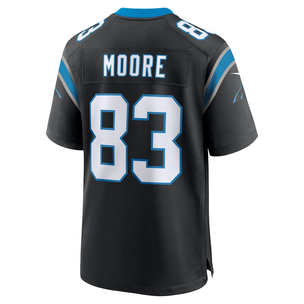 Cooneas C.Panthers #83 David Moore Black Game Jersey