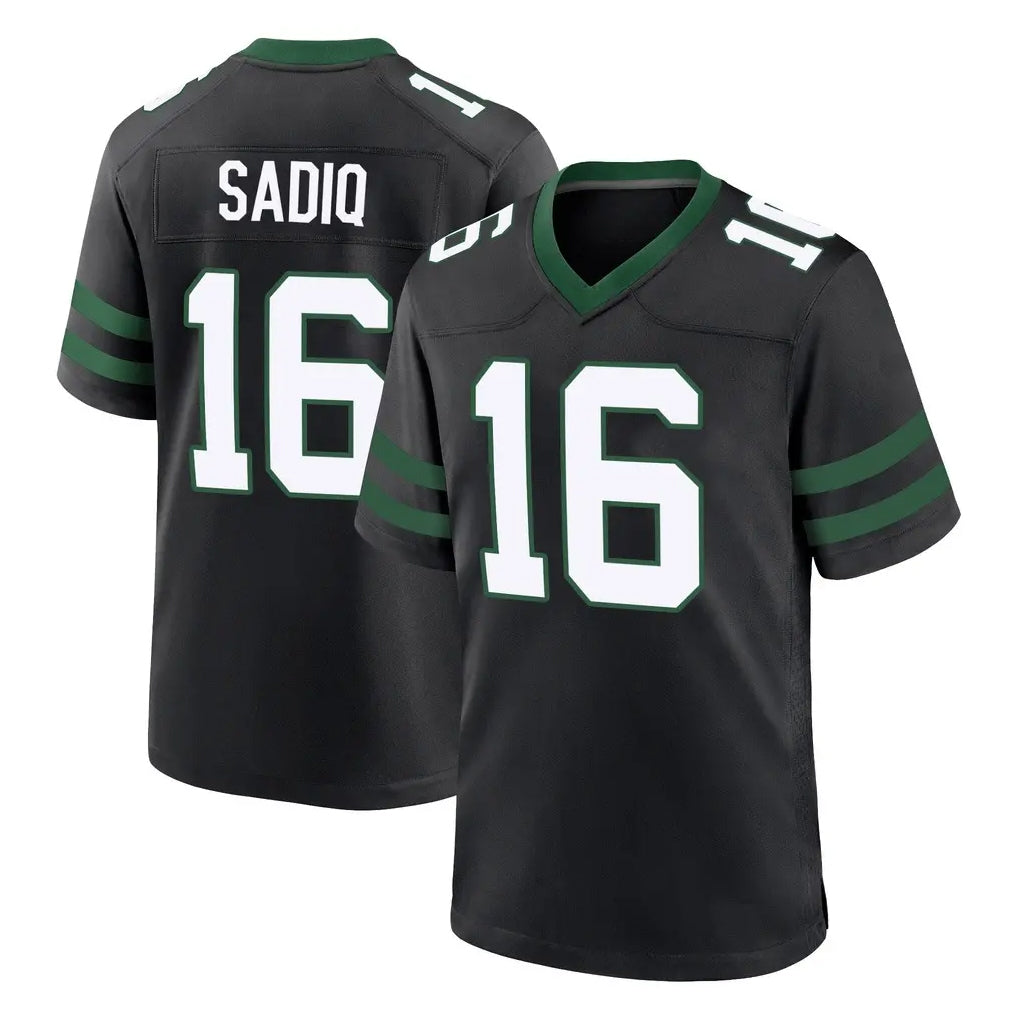 NY.Jets #16 Kenyon Sadiq Player Black Legacy Home Game Cooneas Stitched Jerseys