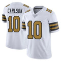 NO.Saints #10 Daniel Carlson Player White Limited Color Rush Home Game Cooneas Stitched Jerseys