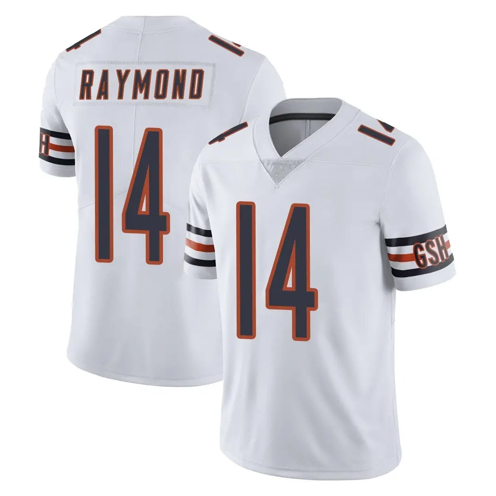C.Bears #14 Kalif Raymond Player White Vapor Untouchable Limited Home Game Cooneas Stitched Jerseys