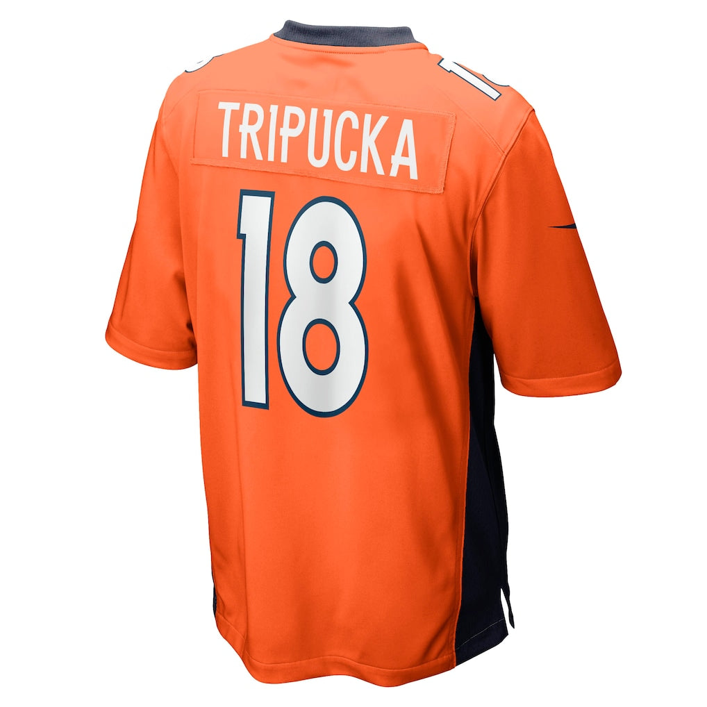 Cooneas D.Broncos #18 Frank Tripucka Orange Retired Player Jersey