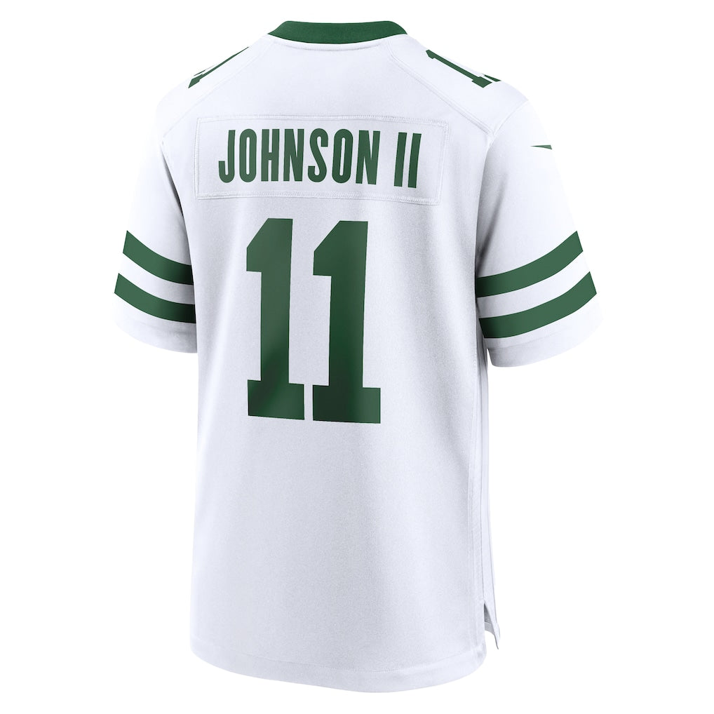 Cooneas NY.Jets #11 Jermaine Johnson II Legacy White Game Jersey