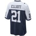 Cooneas D.Cowboys #21 Ezekiel Elliott Navy Game Team Jersey