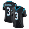 C.Panthers #3 Princely Umanmielen Player Black Vapor Untouchable Limited Game Cooneas Stitched Jerseys