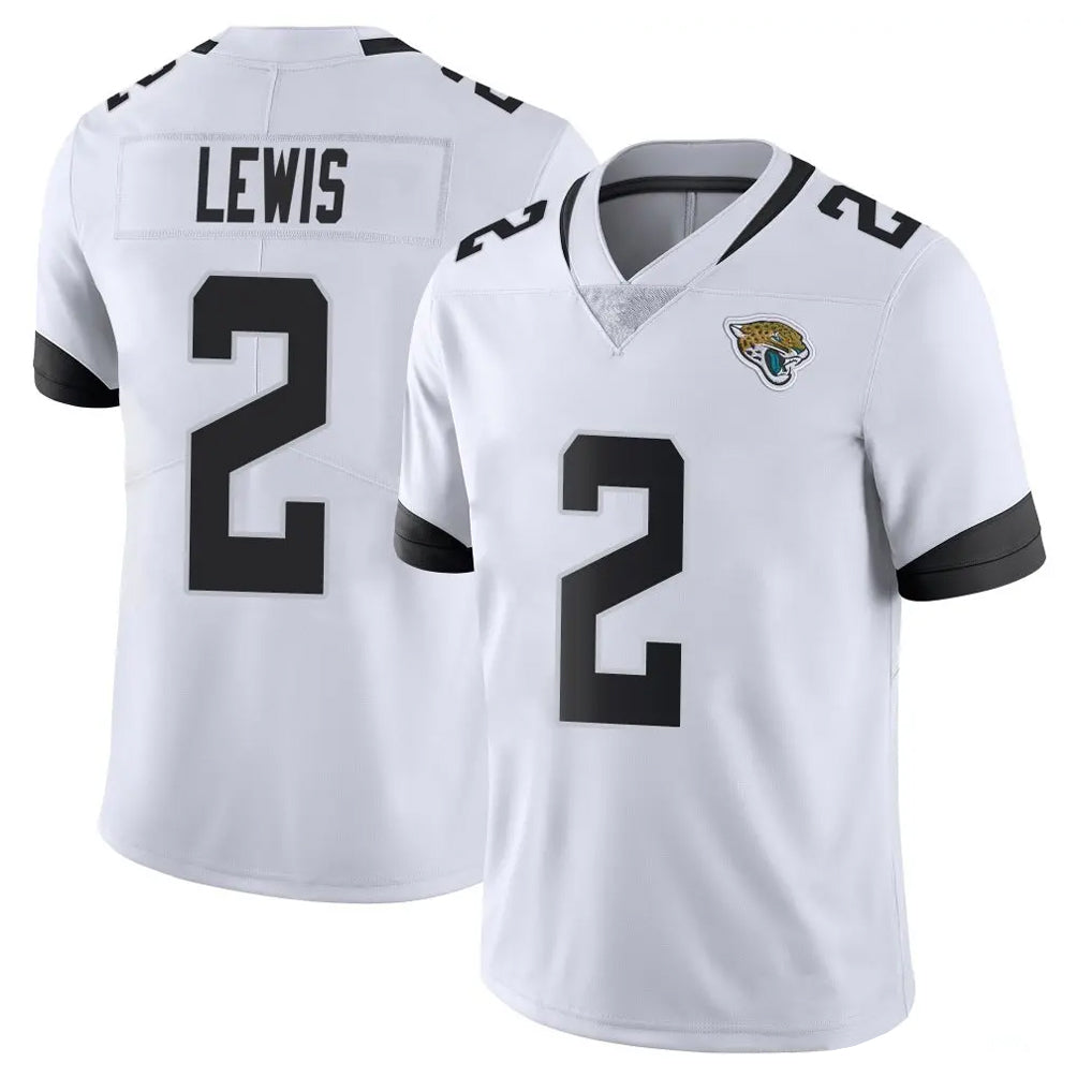 J.Jaguars #2 Jourdan Lewis Player White Vapor Untouchable Limited Home Game Cooneas Stitched Jerseys