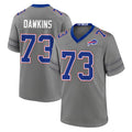 B.Bills #73 Dion Dawkins Player Gray Nickel City Home Game Cooneas Stitched Jerseys