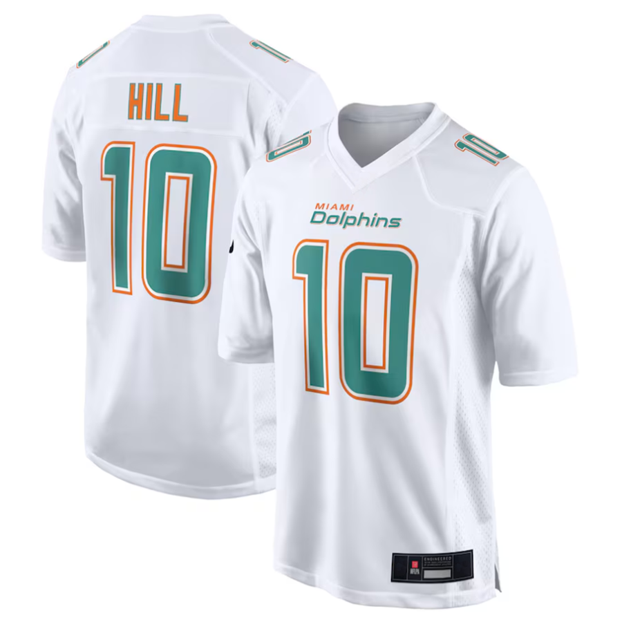 Cooneas #10 Tyreek Hill Player M.Dolphins White Fashion Game Stitched Jerseys