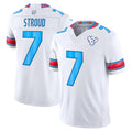 H.Texans #7 CJ Stroud Player Whtie 2026 Rivalries Vapor Limited Home Game Cooneas Stitched jerseys