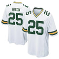 GB.Packers #25 Keisean Nixon Player White Home Game Cooneas Stitched Jerseys