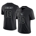 A.Cardinals #10 Josh Sweat Player Black RFLCTV Limited Home Game Cooneas Stitched Jerseys