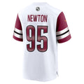 Cooneas W.Commanders #95 Jer'Zhan Newton White Game Jersey