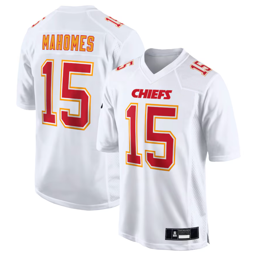 Cooneas KC.Chiefs #15 Patrick Mahomes Player Carbon White Fashion Game Stitched Jerseys