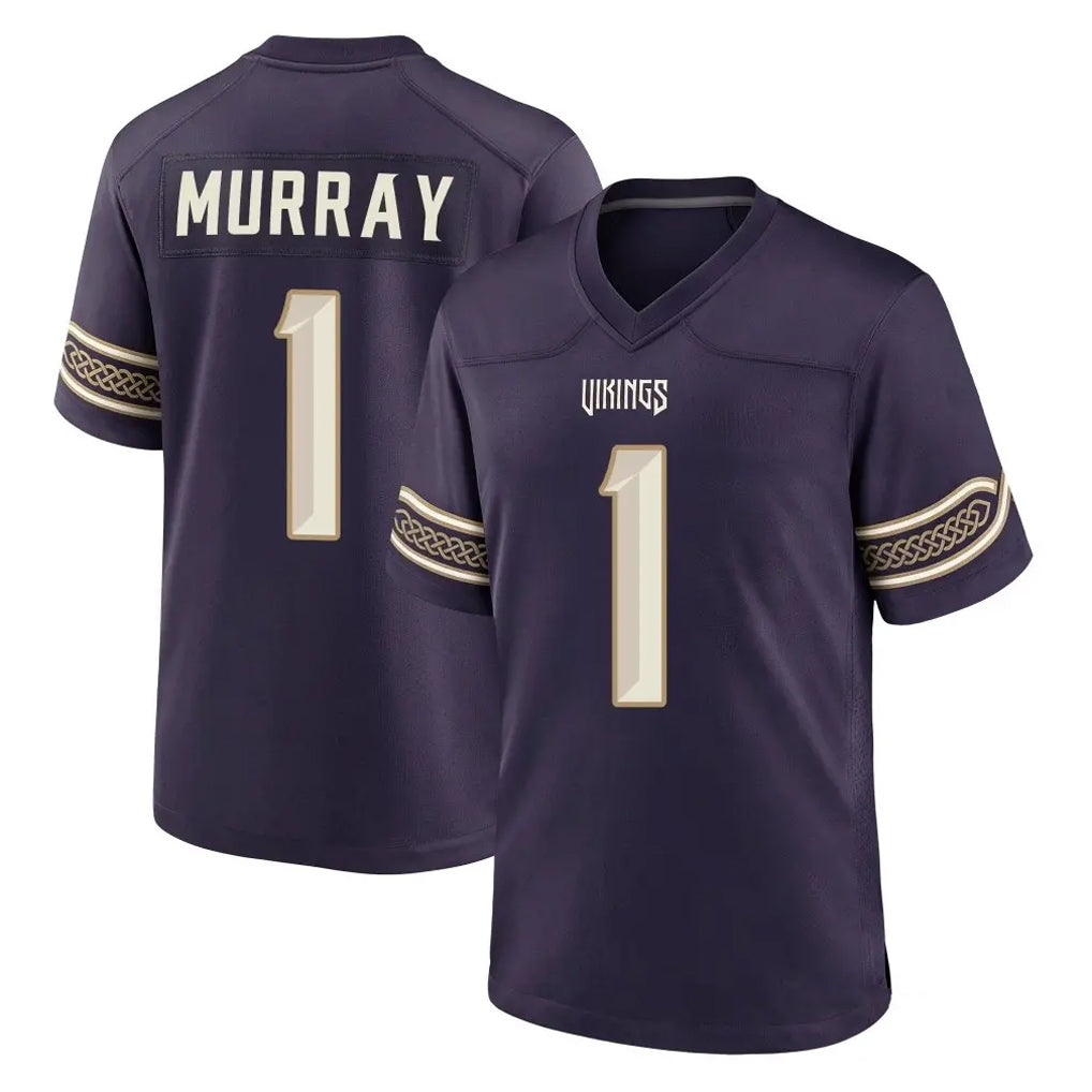 MN.Vikings #1 Kyler Murray Player Purple 2026 Rivalries Collection Home Game Cooneas Stitched Jerseys