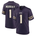 MN.Vikings #1 Kyler Murray Player Purple 2026 Rivalries Collection Home Game Cooneas Stitched Jerseys