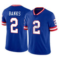 NY.Giants #2 Deonte Banks Player Royal Classic Vapor Home Game Cooneas Stitched Jerseys