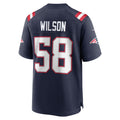 Cooneas NE.Patriots #58 Jared Wilson Navy Team Game Jersey