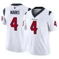 H.Texans #4 Woody Marks Player White Limited Vapor F.U.S.E. Home Game Cooneas Stitched Jerseys