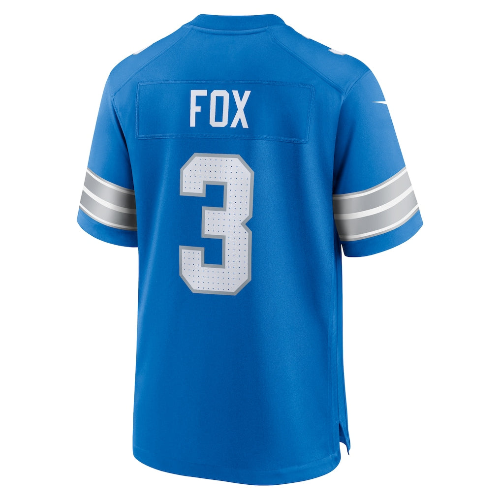 Cooneas D.Lions #3 Jack Fox Blue Team Game Jersey