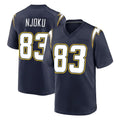 LA.Chargers #83 David Njoku Player Navy Alternate Home Game Stitched Jerseys