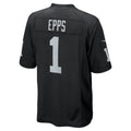 Cooneas LV.Raiders #1 Marcus Epps Black Game Player Jersey
