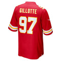 Cooneas KC.Chiefs #97 Ashton Gillotte Red Team Game Jersey