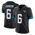 J.Jaguars #6 Antonio Johnson Player Black Vapor Untouchable Limited Home Game Cooneas Stitched Jerseys
