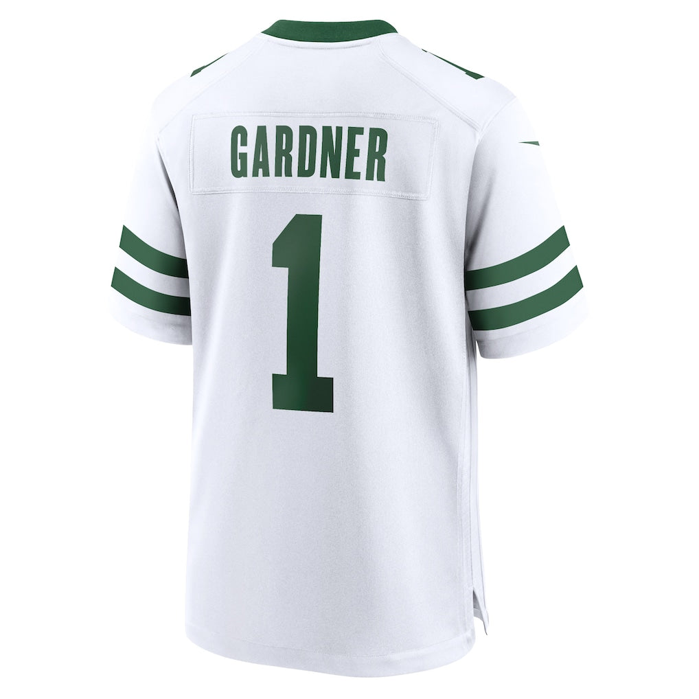 Cooneas NY.Jets #1 Ahmad Sauce Gardner Legacy White Game Jersey