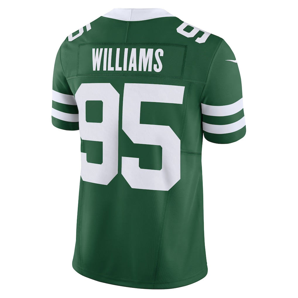Cooneas NY.Jets #95 Quinnen Williams Legacy Green Vapor F.U.S.E. Limited Jersey