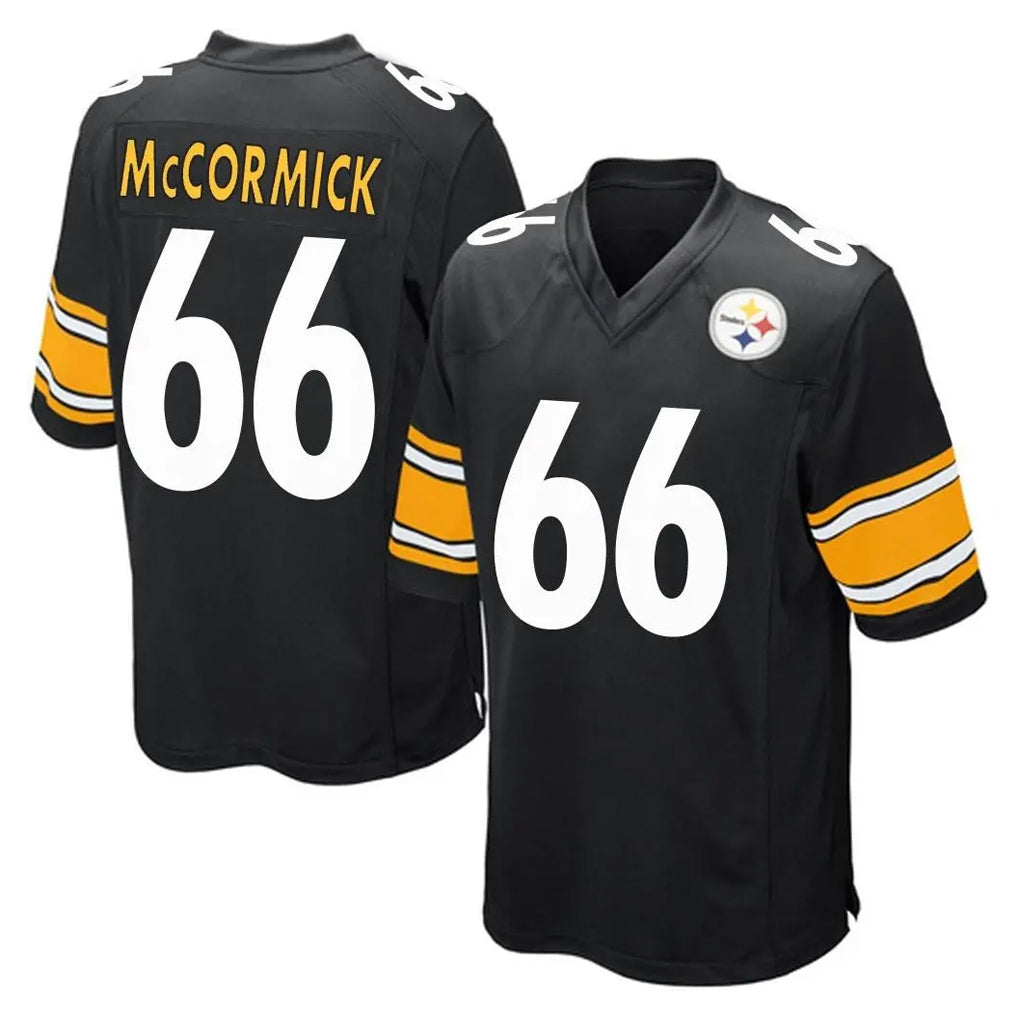 P.Steelers #66 Mason McCormick Player Black Black Home Game Cooneas Stitched Jerseys