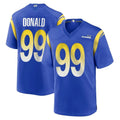 LA.Rams #99 Aaron Donald Player Royal Home Game Cooneas Stitched Jerseys