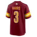 Cooneas W.Commanders #3 Will Harris Burgundy Team Game Jersey