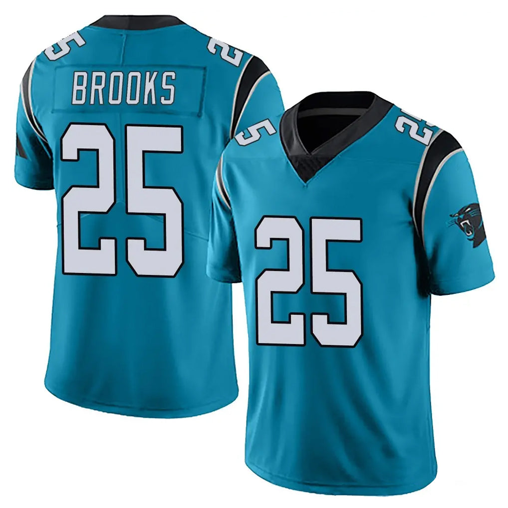 C.Panthers #25 Jonathon Brooks Player Blue Vapor Untouchable Limited Game Cooneas Stitched Jerseys