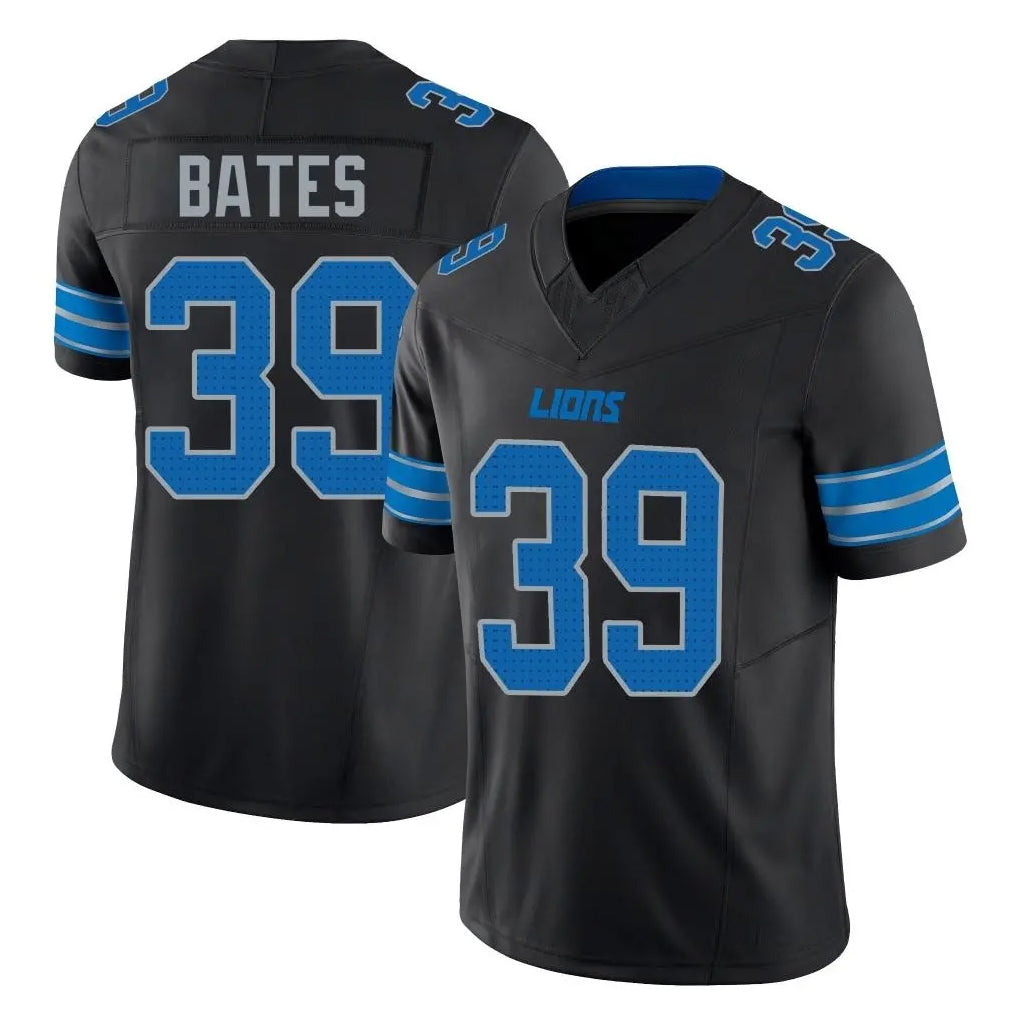 D.Lions #39 Jake Bates Player Black Alternate Vapor F.U.S.E. Limited Home Game Cooneas Stitched Jerseys