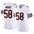 C.Bears #58 Darnell Wright Player White Vapor F.U.S.E. Limited Home Game Cooneas Stitched Jerseys