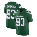 NY.Jets #93 David Onyemata Player Green Limited Vapor Home Game Cooneas Stitched Jerseys