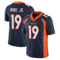 D.Broncos #19 Marvin Mims Jr. Player Navy Vapor Untouchable Limited Game Cooneas Stitched Jerseys