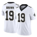 NO.Saints #19 Barion Brown Player White Limited Vapor F.U.S.E. Home Game Cooneas Stitched Jerseys