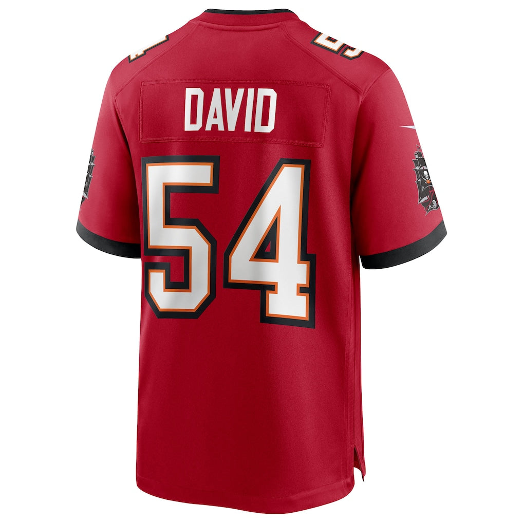 Cooneas TB.Buccaneers #54 Lavonte David Red Game Jersey