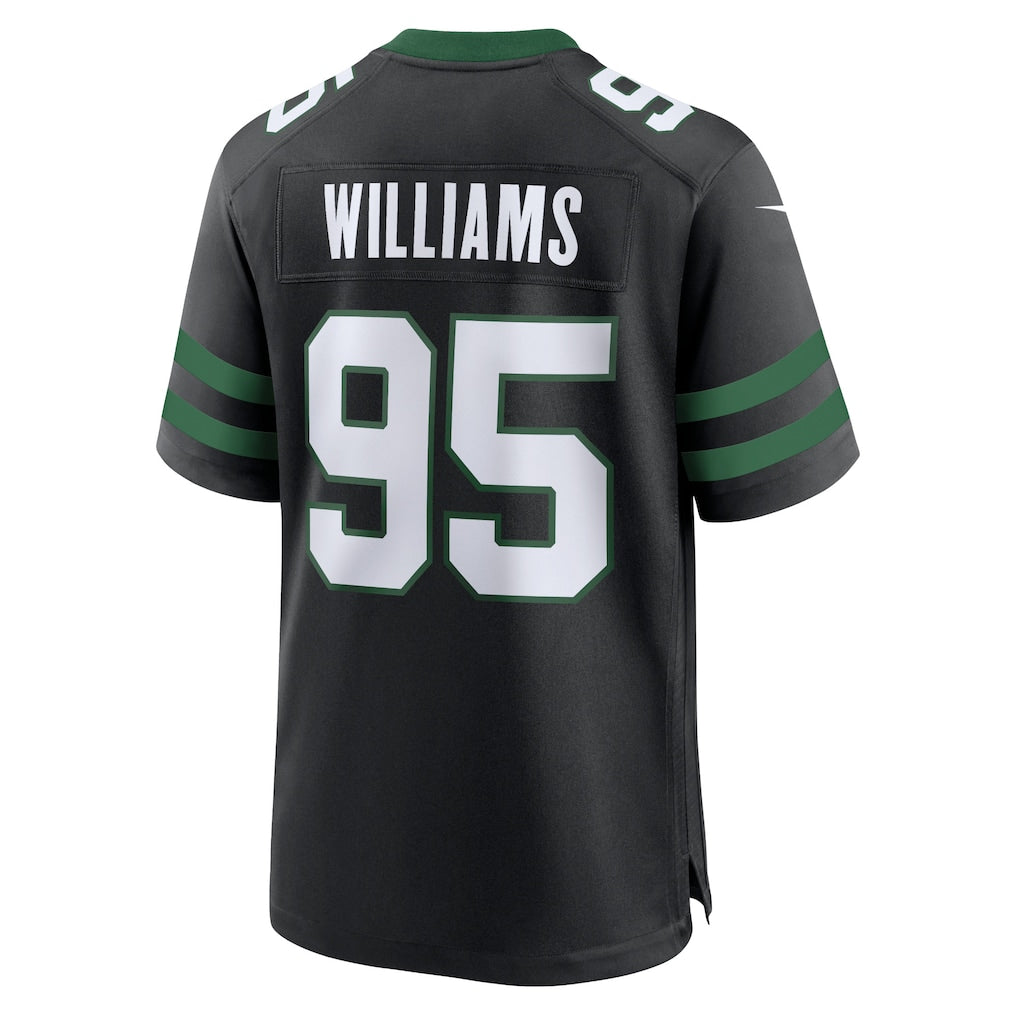 Cooneas NY.Jets #95 Quinnen Williams Legacy Black Alternate Game Jersey