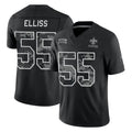 NO.Saints #55 Kaden Elliss Player Black Limited 2026 Salute to Service Home Game Cooneas Stitched Jerseys