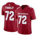 A.Cardinals #72 Hjalte Froholdt Player Cardinal Vapor F.U.S.E. Limited Home Game Cooneas Stitched Jerseys