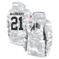 D.Lions #21 Roger McCreary Player Arctic Camo Salute to Service Hoodies Limited Game Cooneas Stitched Jerseys